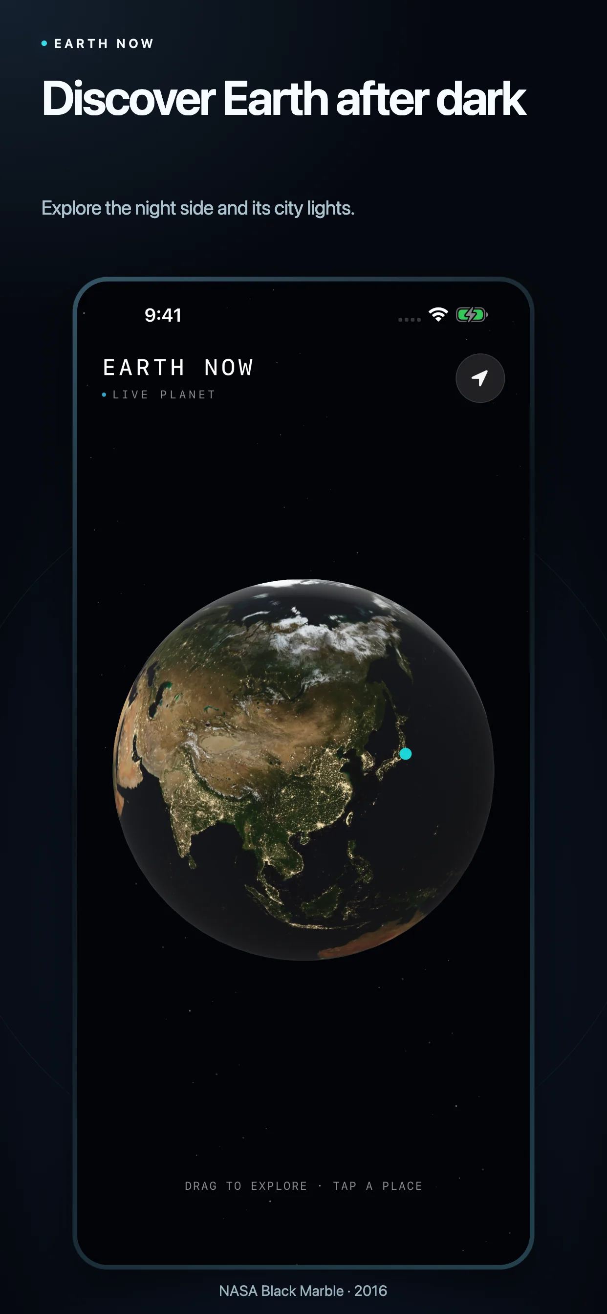 Discover Earth after dark